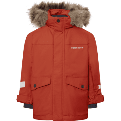 Didriksons Kids' Bjärven Parka Rust, 100 Didriksons Kids' Bjärven Parka Rust, 100