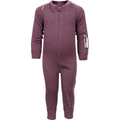 Lindberg Kids' Merino Overall Dry Rose, 74/80 Lindberg Kids' Merino Overall Dry Rose, 74/80