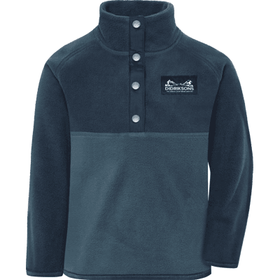Didriksons Kids' Monte Half Button Mountain Blue, 80 Didriksons Kids' Monte Half Button Mountain Blue, 80