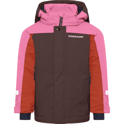 Didriksons Kids' Neptun Jacket Shadow Brown, 120 Didriksons Kids' Neptun Jacket Shadow Brown, 120