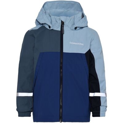 Didriksons Kids' Pilvi Jacket 2 Blue Fog, 130 Didriksons Kids' Pilvi Jacket 2 Blue Fog, 130