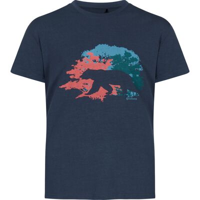 Urberg Juniors' Bamboo Print Tee Midnight Navy, 98/104 Urberg Juniors' Bamboo Print Tee Midnight Navy, 98/104