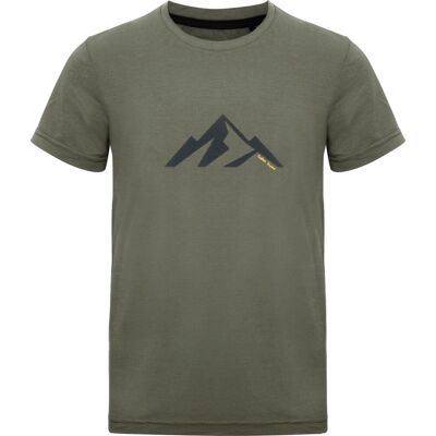 Urberg Junior's Printed Tree Tee Dusty Olive, 110/116 Urberg Junior's Printed Tree Tee Dusty Olive, 110/116