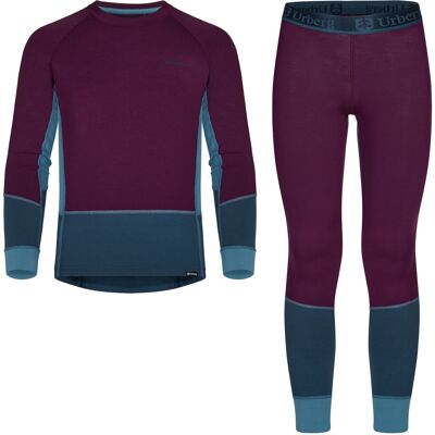 Urberg Kids' Gjota Bamboo Set Dark Purple, 146/152 Urberg Kids' Gjota Bamboo Set Dark Purple, 146/152