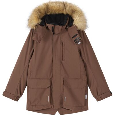 Reima Kids' tec Winter Jacket Ajaton Umber Brown, 122 Reima Kids' tec Winter Jacket Ajaton Umber Brown, 122