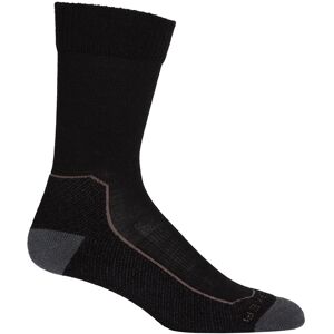 Icebreaker Women's Hike+ Light Crew Socks BLACK/MONSOON/MINK S, BLACK/MONSOON/MINK