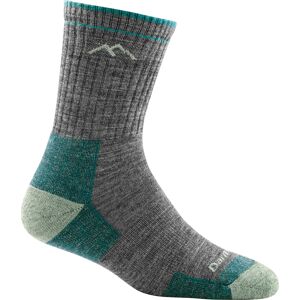 Darn Tough Women's Hiker Micro Crew Midweight Hiking Sock Cushion Slate 41-43, Slate