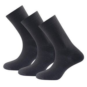 Devold Daily Light Sock 3-pack Black 41-45, Black