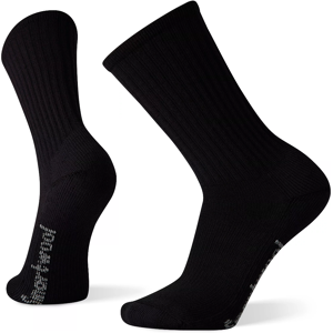 Smartwool Hike Classic Edition Light Cushion Solid Crew Socks Black XL, Black