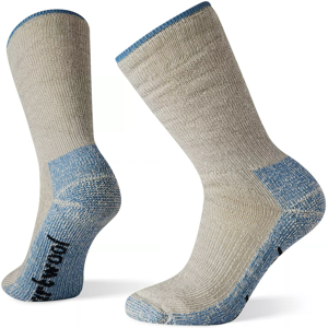 Smartwool Mountaineer Classic Edition Maximum Cushion Crew Socks Light Gray S, Light Gray