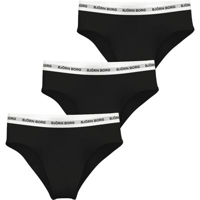 Björn Borg Women's Logo Highwaist Brief 3p Multipack 1, M Björn Borg Women's Logo Highwaist Brief 3p Multipack 1, M