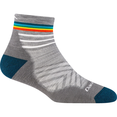 Darn Tough Women's Run 1/4 Ultra-Lightweight Cushion Running Sock Gray, S (35-37.5) Darn Tough Women's Run 1/4 Ultra-Lightweight Cushion Running Sock Gray, S (35-37.5)