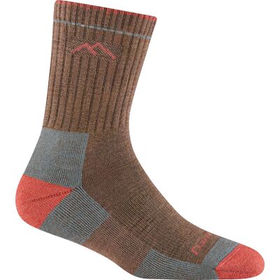 Darn Tough Women's Hiker Micro Crew Midweight Hiking Sock Cushion Bark, 35-38 Darn Tough Women's Hiker Micro Crew Midweight Hiking Sock Cushion Bark, 35-38