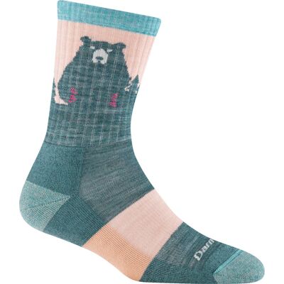 Darn Tough Women's Bear Town Micro Crew Light Cushion Quartz, S (35-37.5) Darn Tough Women's Bear Town Micro Crew Light Cushion Quartz, S (35-37.5)