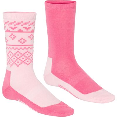 Kari Traa Women's Ragna Hiking Sock 2-pack Bubblegum, 39-41 Kari Traa Women's Ragna Hiking Sock 2-pack Bubblegum, 39-41