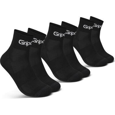 Gripgrab RIDE Low Cut Socks 3-Pack Black, 41-44 Gripgrab RIDE Low Cut Socks 3-Pack Black, 41-44