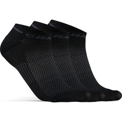 Craft Core Dry Shafless Sock 3-pack Black, 46/48 Craft Core Dry Shafless Sock 3-pack Black, 46/48