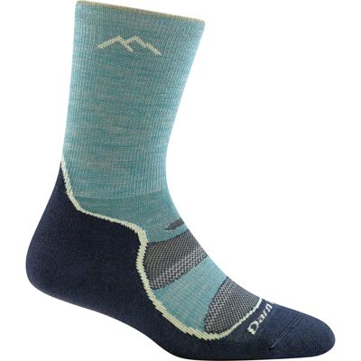 Darn Tough Women's Light Hiker Micro Crew Light Cushion Aqua, L (41-42.5) Darn Tough Women's Light Hiker Micro Crew Light Cushion Aqua, L (41-42.5)