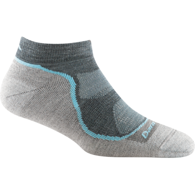 Darn Tough Women's Light Hiker No Show Lightweight with Cushion Slate, L (41-42.5) Darn Tough Women's Light Hiker No Show Lightweight with Cushion Slate, L (41-42.5)