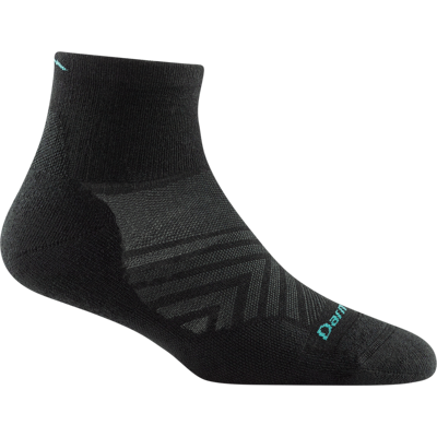 Darn Tough Women's Run 1/4 Ultra-Lightweight Cushion Running Sock Black, L (41-42.5) Darn Tough Women's Run 1/4 Ultra-Lightweight Cushion Running Sock Black, L (41-42.5)