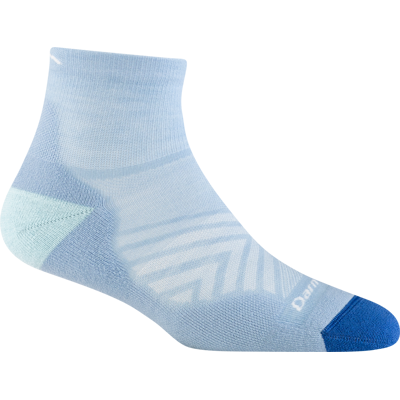 Darn Tough Women's Run 1/4 Ultra-Lightweight Cushion Running Sock Sky, L (41-42.5) Darn Tough Women's Run 1/4 Ultra-Lightweight Cushion Running Sock Sky, L (41-42.5)
