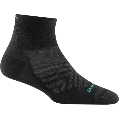 Darn Tough Women's Run Quarter No Cushion Ultra-Lightweight Sock Black, S (35-38) Darn Tough Women's Run Quarter No Cushion Ultra-Lightweight Sock Black, S (35-38)