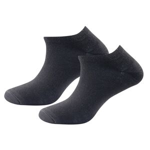 Devold Daily Shorty Sock 2-Pack Black 41-46, Black