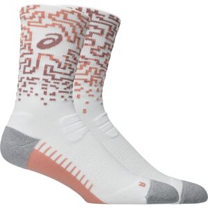 Asics Performance Run Sock Crew Brilliant White/Morganite/Pearl Pink, L (43-46) Asics Performance Run Sock Crew Brilliant White/Morganite/Pearl Pink, L (43-46)