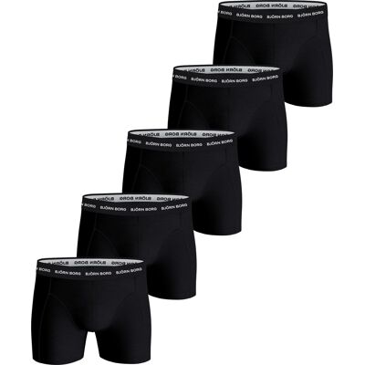 Björn Borg Men's Cotton Stretch Boxer 5p Multipack 5, L Björn Borg Men's Cotton Stretch Boxer 5p Multipack 5, L