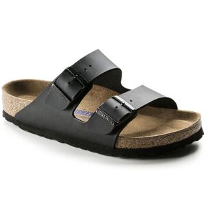 Birkenstock Unisex Arizona Birko-Flor Soft Footbed Regular Black 45, Black