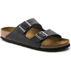 Birkenstock Unisex Arizona Oiled Leather Regular Black 41, Black