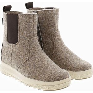 Pomar Women's Malla Gore-Tex Felt Chelsea Boot Sand Felt/Bark Waxy 41, Sand Felt/Bark Waxy