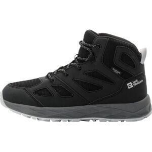 Jack Wolfskin Kid's Woodland 2 Texapore Mid, Phantom, 35 Jack Wolfskin Kid's Woodland 2 Texapore Mid, Phantom, 35