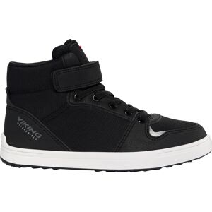 Viking Junior's Leon Mid Waterproof 1v Black/eggshell, 32 Viking Junior's Leon Mid Waterproof 1v Black/eggshell, 32