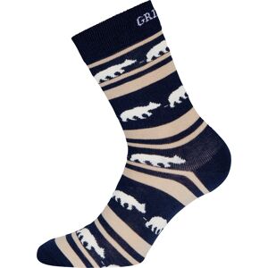 Gridarmor Striped Bear Merino Socks Navy Blazer, 36-39 Gridarmor Striped Bear Merino Socks Navy Blazer, 36-39
