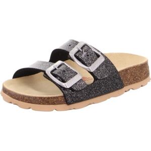 Superfit Kids' Fussbettpantoffel Black Combi, 28 Superfit Kids' Fussbettpantoffel Black Combi, 28