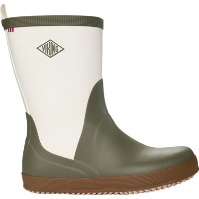 Viking Seilas Heritage Rubber Boot Olive/brown, 36 Viking Seilas Heritage Rubber Boot Olive/brown, 36