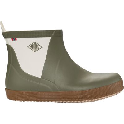 Viking Seilas Heritage Low Rubber Boot Olive/brown, 41 Viking Seilas Heritage Low Rubber Boot Olive/brown, 41