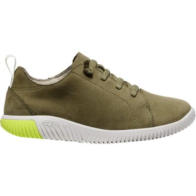 Keen Kid's KNX Leather Sneaker Olive-primrose, 30 Keen Kid's KNX Leather Sneaker Olive-primrose, 30