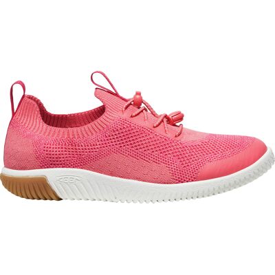 Keen Kid's KNX Knit Lace Sneaker Dubarry/Star White, 34 Keen Kid's KNX Knit Lace Sneaker Dubarry/Star White, 34