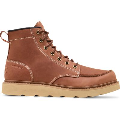 Sorel Men's Slabtown 62' Moc Waterproof Rustic Brown, Ceramic, 40.5 Sorel Men's Slabtown 62' Moc Waterproof Rustic Brown, Ceramic, 40.5