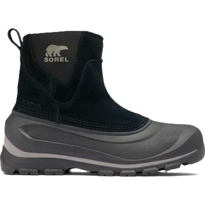 Sorel Men's Buxton Pull On Boot Waterproof Black, Quarry, 43 Sorel Men's Buxton Pull On Boot Waterproof Black, Quarry, 43