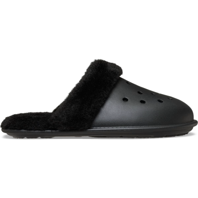 Crocs Classic Fuzz Scuff Black, 45-46 Crocs Classic Fuzz Scuff Black, 45-46