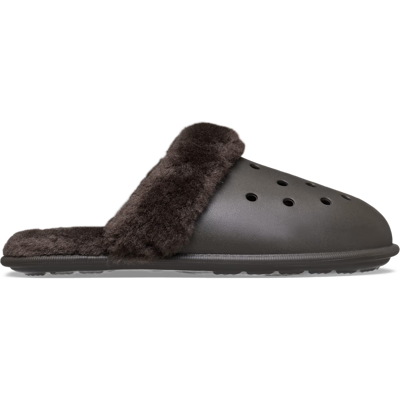 Crocs Classic Fuzz Scuff Dark Cocoa, 45-46 Crocs Classic Fuzz Scuff Dark Cocoa, 45-46