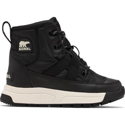 Sorel Youth Whitney™ III Mid Waterproof Black, Sea Salt, 34 Sorel Youth Whitney™ III Mid Waterproof Black, Sea Salt, 34