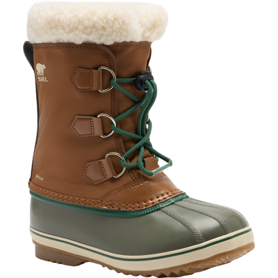 Sorel Kid´s Little Kids Yoot Pac Nylon Wp Velvet Tan, Stone Green, 28 Sorel Kid´s Little Kids Yoot Pac Nylon Wp Velvet Tan, Stone Green, 28