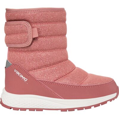 Viking Kid's Equip Glitter Warm Waterproof Pull On Pink, 23 Viking Kid's Equip Glitter Warm Waterproof Pull On Pink, 23