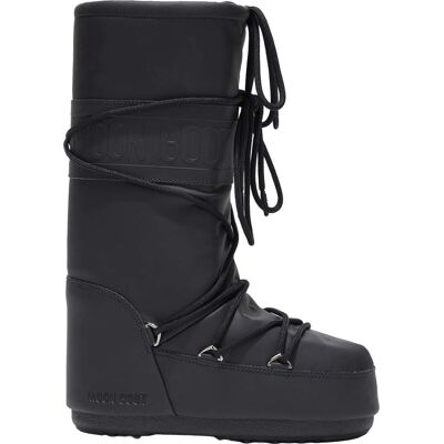 Moon Boot Unisex Icon Rubber Black, 35/38 Moon Boot Unisex Icon Rubber Black, 35/38