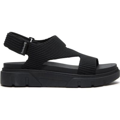 Timberland Women's Backstrap Sandal Black Knit, 36 Timberland Women's Backstrap Sandal Black Knit, 36