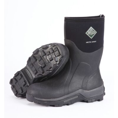 Muck Boot Men's Arctic Sport Mid Black, 44 Muck Boot Men's Arctic Sport Mid Black, 44